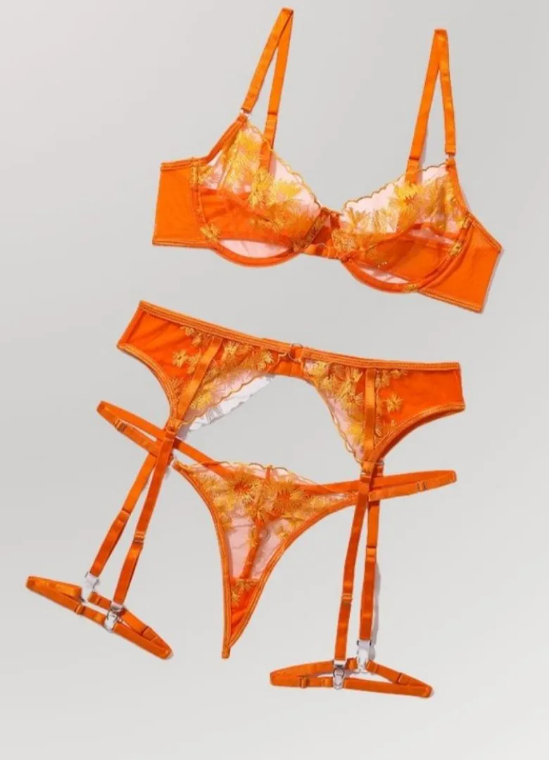 Bonfire Whispers Lingerie Set