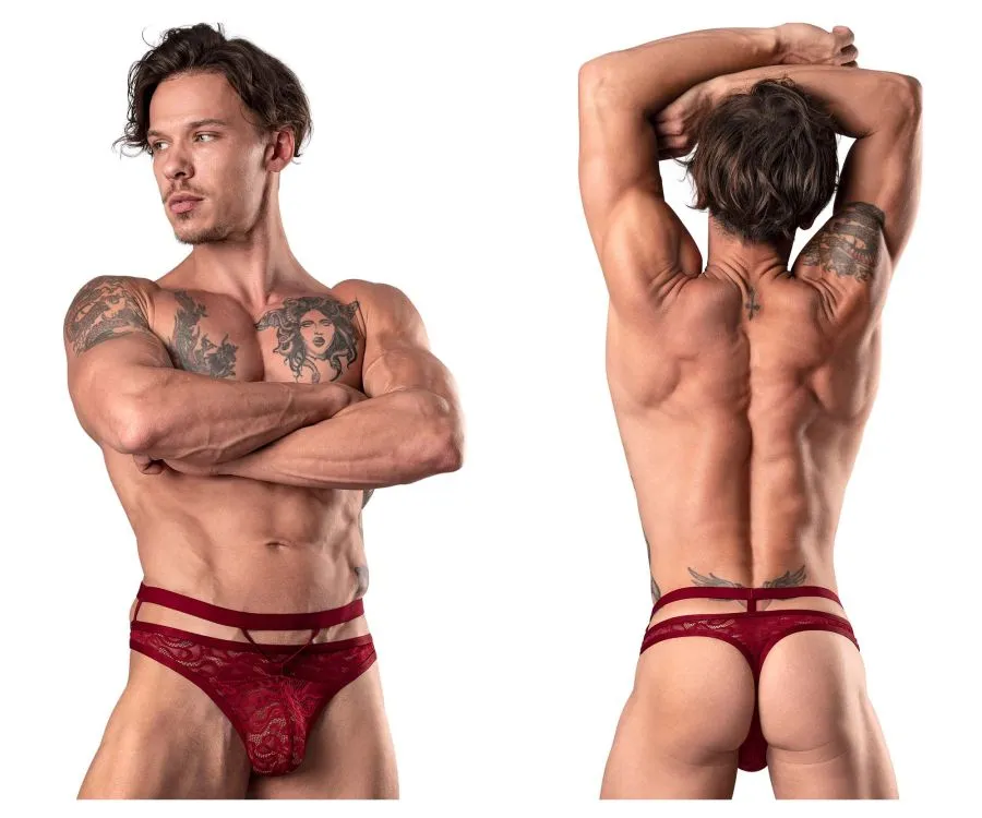 Lucifer Cut Out Strappy Thong