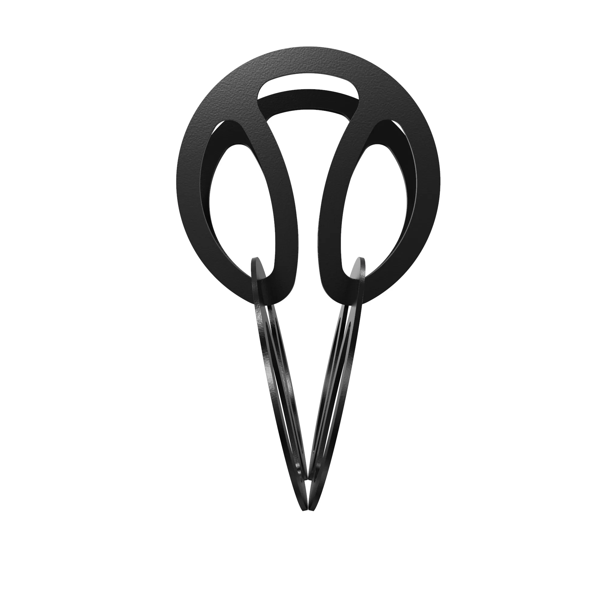 Modern Loop Rain Chain (Black)