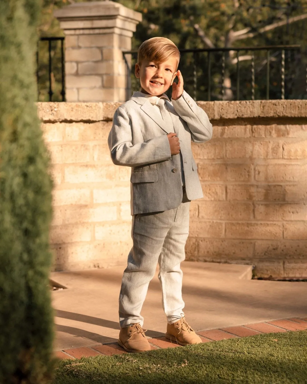 NoraLee Boys Chambray Sebastian Blazer