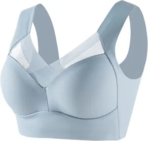 Seamless Bras for Women Sleep Leisure Sports Yoga Bra Padded Wireless Thin Soft Comfy Pullover Tops Plus Size